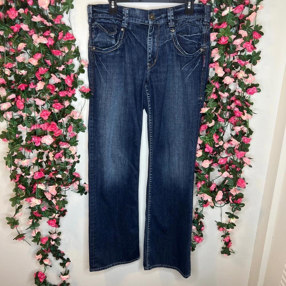 Silver Jeans Women’s Gavin Dark Wash Blue Denim Jean​​